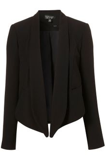 Topshop Seam Front Waterfall Jacket - Lyst