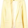 Topshop Ponte Boyfriend Blazer in Yellow (lemon) - Lyst