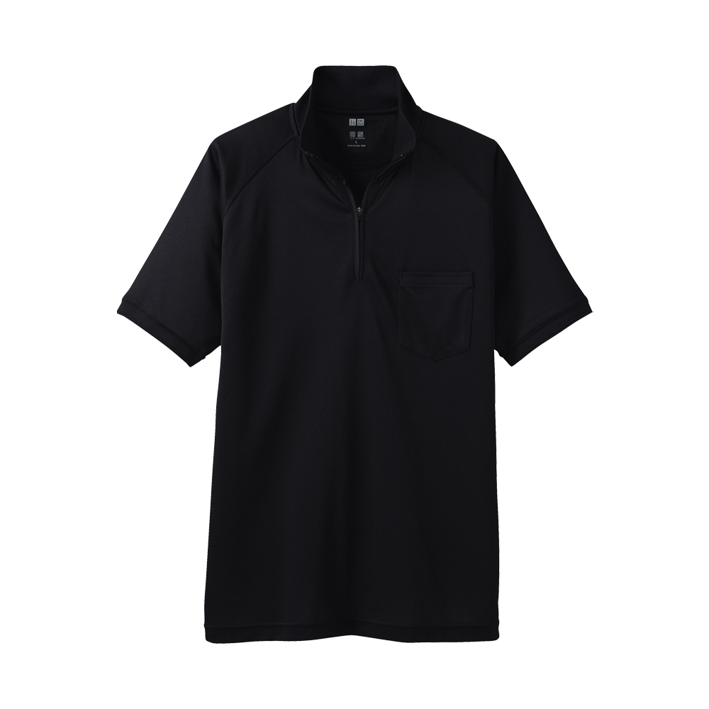 t shirt half zip