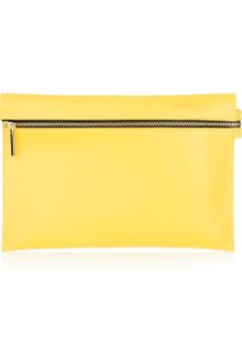 Victoria Beckham Oversized Leather Pouch - Lyst