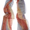 Vivienne Westwood Distressed Union Jack Wool and Silkblend Scarf in Multicolor (blue) - Lyst