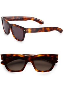 Yves Saint Laurent Square Plastic Sunglasses - Lyst