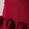 Zac Posen Strapless Dress with Full Skirt in Red - Lyst