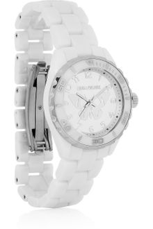 Zadig & Voltaire Ceramic and Stainless Steel Butterfly Motif Watch - Lyst
