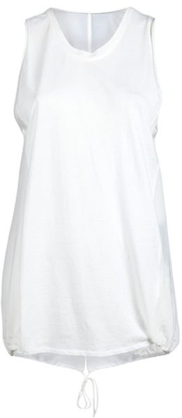 3.1 Phillip Lim Kite Wing Back Tank in White - Lyst