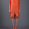 Acne Penny Long Blouse in Orange - Lyst