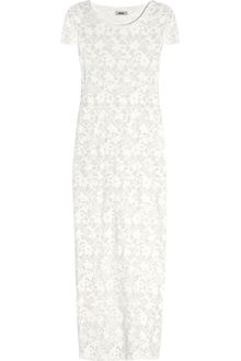 Acne Extreme Lace Effect Jersey Maxi Dress - Lyst