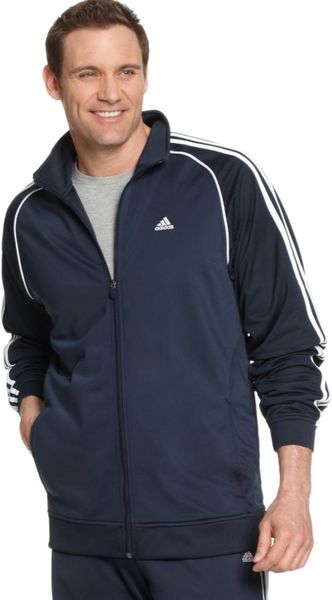 adidas track jacket navy