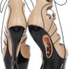 Alexander Mcqueen Laceup Leather Wedge Sandals in Black (almond) - Lyst