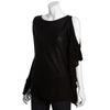 Bcbgmaxazria Black Cotton Blend Ksenia Cutout Single Shoulder Top in Black - Lyst