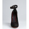 Celine Platform Ankle Strap Stacked Heels in Black - Lyst