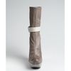 Celine Grey Leather Jointed Wedge Boots in Gray (grey) - Lyst