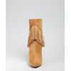 Christian Louboutin Camel Suede Rom 120 Fringed Ankle Boots in Brown (camel) - Lyst