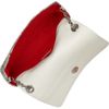 Christian Louboutin Artemis Spiked Watersnake Shoulder Bag in Gray - Lyst