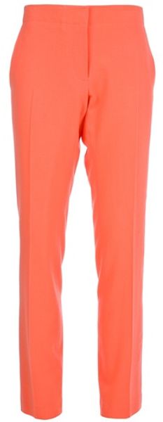 Christopher Kane Tapered Trouser in Orange - Lyst
