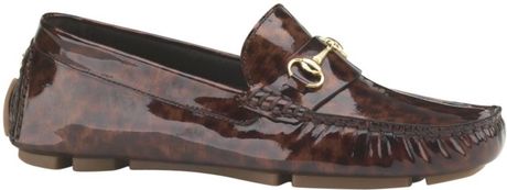 Cole Haan Trillby Driving Loafers in Brown (tortoise)