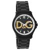 D&g Black Plated Stainless Steel Bracelet in Black for Men - Lyst