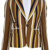 Dsquared2 Striped Jacket in Brown - Lyst