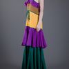 Dsquared2 Colour Block Dress in Multicolor (green) - Lyst