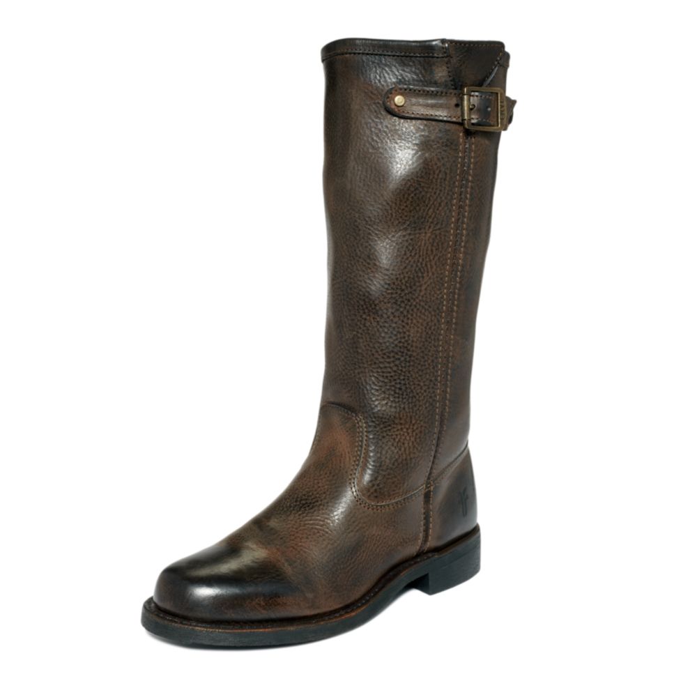 frye boots black and brown