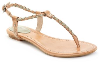 Frye Madison Braided Flat Thong Sandals - Lyst