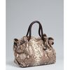 Furla Roccia Snake Embossed Leather Carmen Medium Tote in Animal (roccia) - Lyst