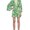 Issa Kimono Dress in Green Print in Green (white) - Lyst