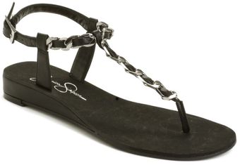 Jessica Simpson Joey Flat Sandals - Lyst