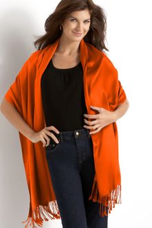 Jones New York Satin Pashmina - Lyst