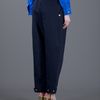 Kenzo High Waisted Trousers in Blue - Lyst