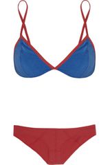 Lisa Marie Fernandez The Giovanna Brushed-Effect Bikini
