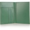 Miu Miu Croceffect Glossedleather Passport Holder in Green - Lyst