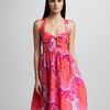 Nanette Lepore Palm Beach Floralprint Dress Coverup in Red (coral) - Lyst