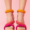 Nasty Gal Sunset Platform in Multicolor (poppy) - Lyst