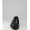Prada Black Leather Seamed Cap Toe Oxfords in Black for Men - Lyst