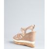 Prada Mauve Suede Cork Sole Wedge Sandals in Purple (mauve) - Lyst