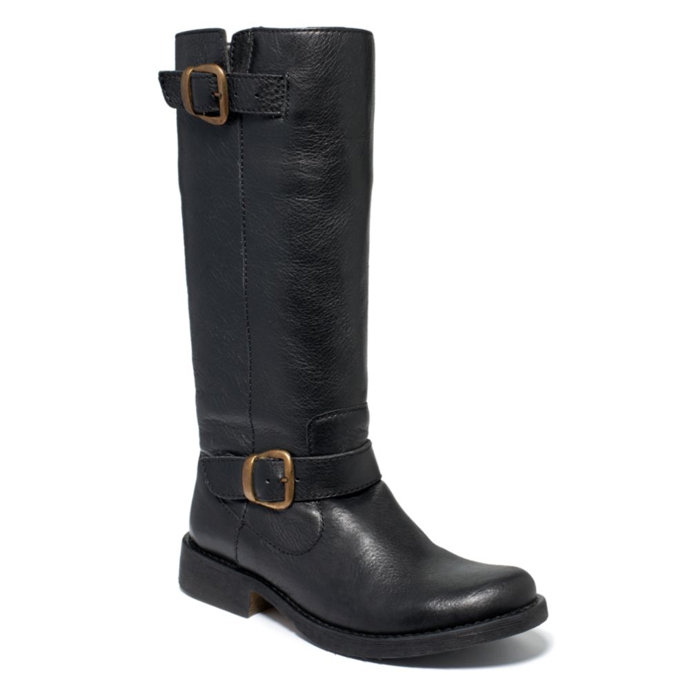 Steve Madden French Boots in Black (black leather) | Lyst