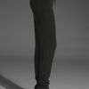 T By Alexander Wang Silk Cotton Knitted Sweatpants in Black (charcoal) - Lyst