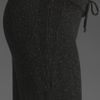 T By Alexander Wang Silk Cotton Knitted Sweatpants in Black (charcoal) - Lyst