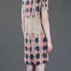 Tibi Printed Dress in Multicolor (beige) - Lyst