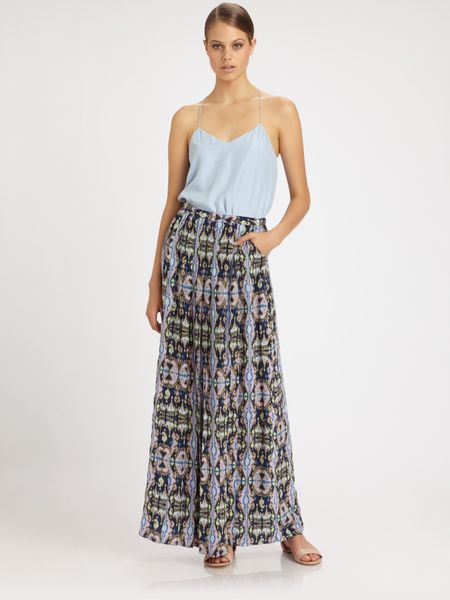 Tibi Sandwashed Camisole in Blue (powder) - Lyst