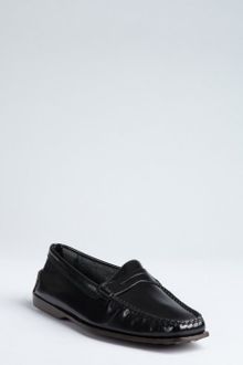 Tod's Black Leather Penny Loafers - Lyst