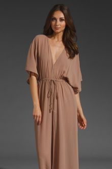 Zimmermann Drawstring Plunge Jumpsuit - Lyst