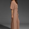 Zimmermann Drawstring Plunge Jumpsuit in Brown (hazelnut) - Lyst