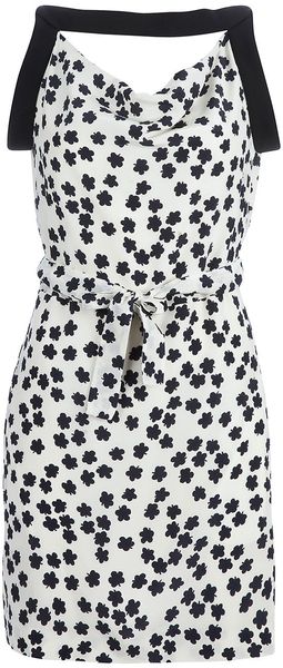 Balenciaga Clover Print Dress in Beige (clover) - Lyst