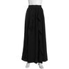 Bcbgmaxazria Black Silk Ruffle Front Maxi Skirt in Black - Lyst
