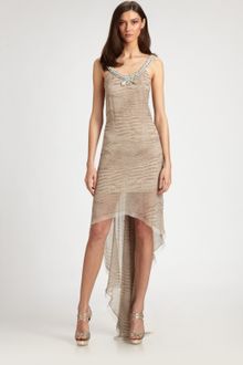 BCBGMAXAZRIA Silk Irina Gown - Lyst