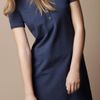 Burberry Brit Cotton Pique Polo Dress in Blue (indigo mélange) - Lyst