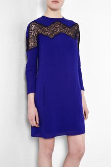 Carven Lace Pencil Tunic Dress - Lyst