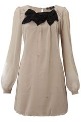 Cutie Cutie Long Sleeve Embroidered Dress